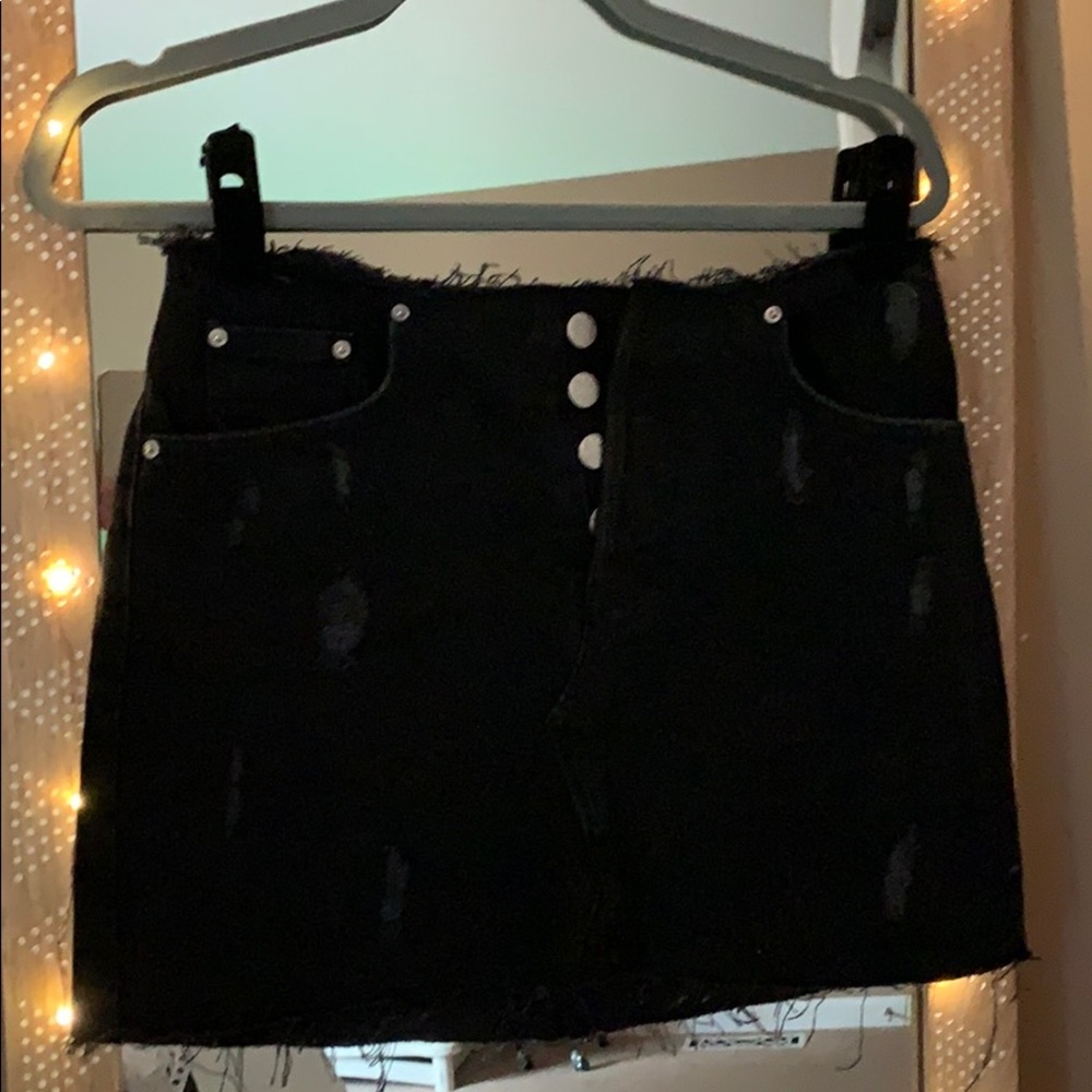BDG Black Jean Skirt